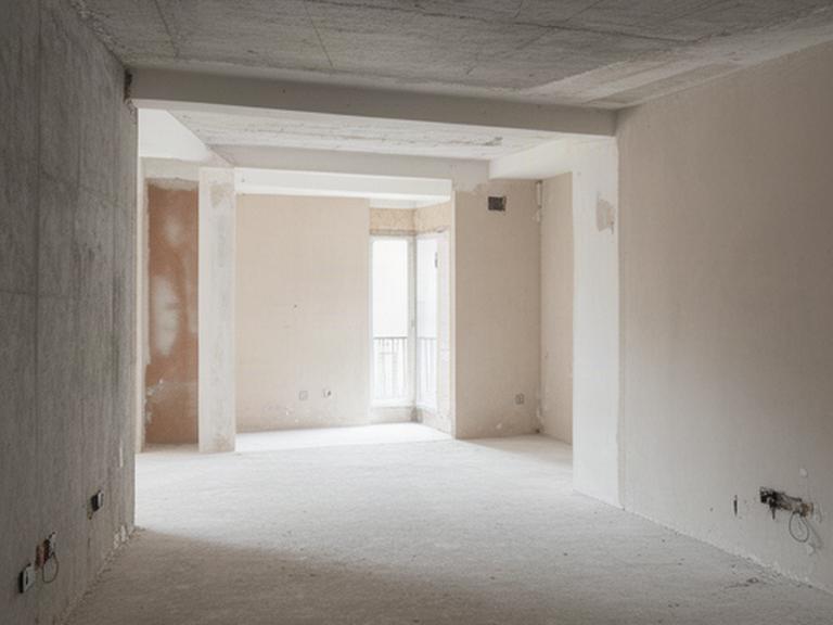 Local comercial vacío en Valencia antes de convertirse en vivienda